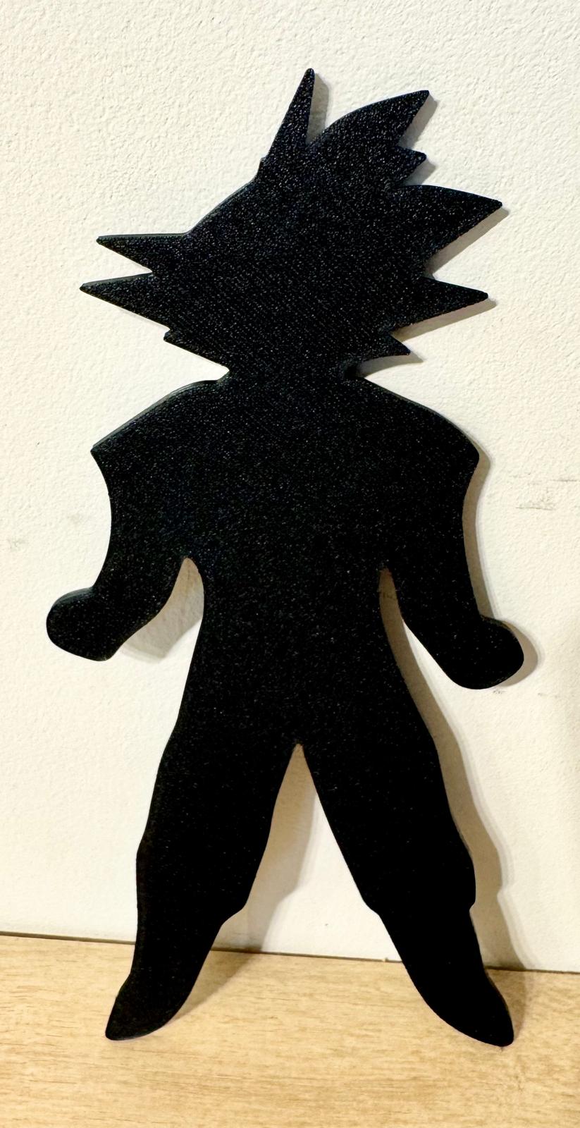 Décoration Murale Dragon Ball Z – Silhouettes 3D (≈24cm)