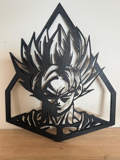 Décoration Murale Dragon Ball Z – Silhouettes 3D (≈24cm)