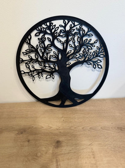 Décoration Murale Papillons et Arbre de Vie – Silhouettes 3D (≈24cm)