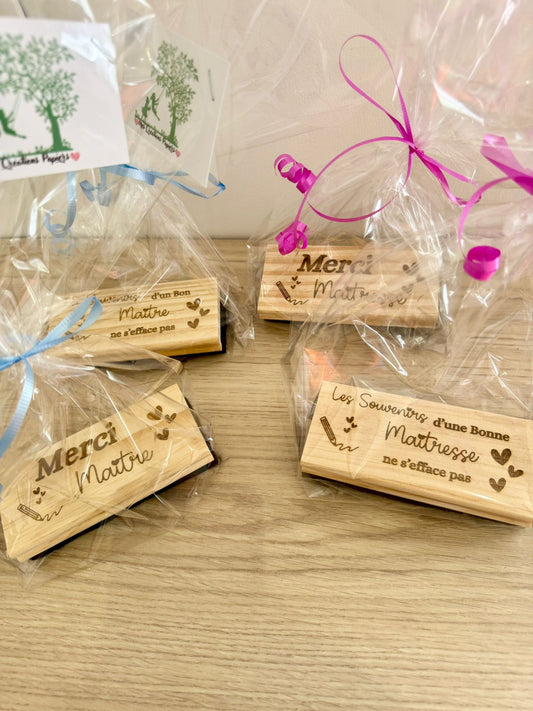 🌟 Brosse tableau Maître ou Maîtresse – Souvenir de fin d'année scolaire 🌟