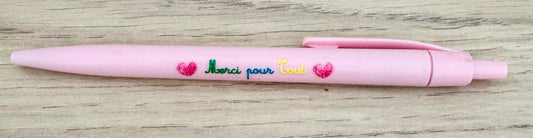 🖊️ Stylo "Merci pour Tout"
