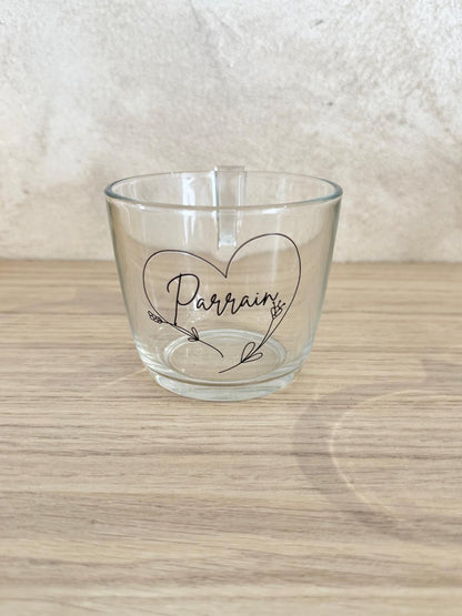 ☕ Personalized Mugs – Floral Heart Collection 🌿❤️