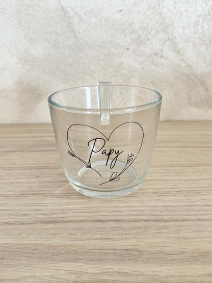 ☕ Personalized Mugs – Floral Heart Collection 🌿❤️