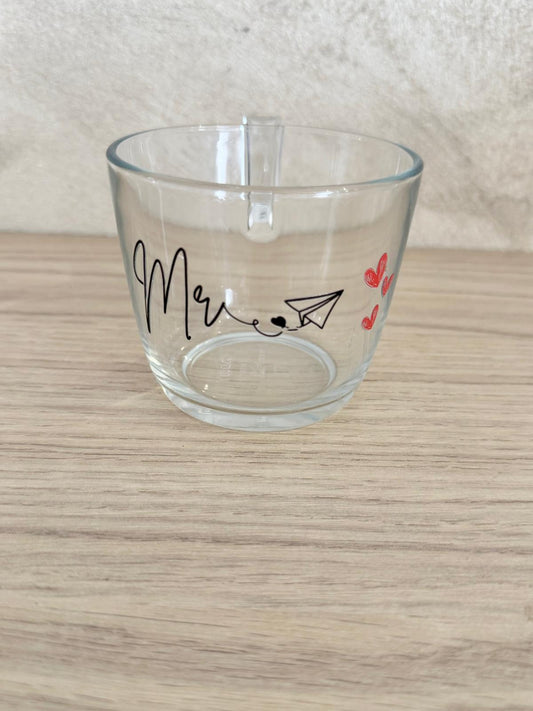 ☕ Tasses Personnalisées – Duo Mr & Mrs 💕✈️
