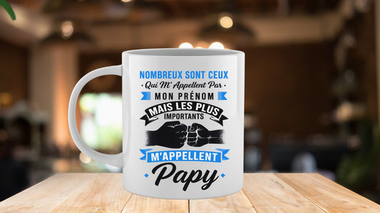 Mug « Les plus importants m’appellent Papy »