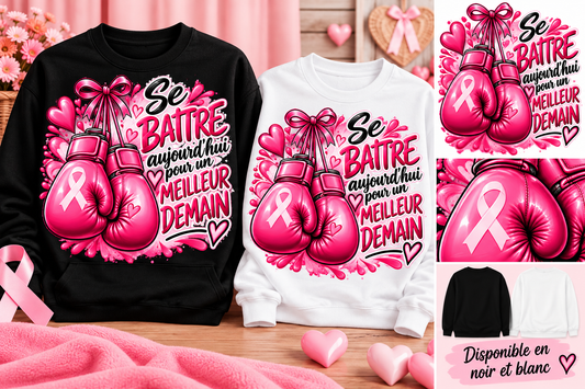 T-shirt Octobre Rose – Sensibiliser, Prévenir, Soutenir