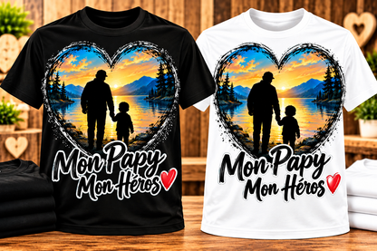 T-shirt Mon Papy, Mon Héros