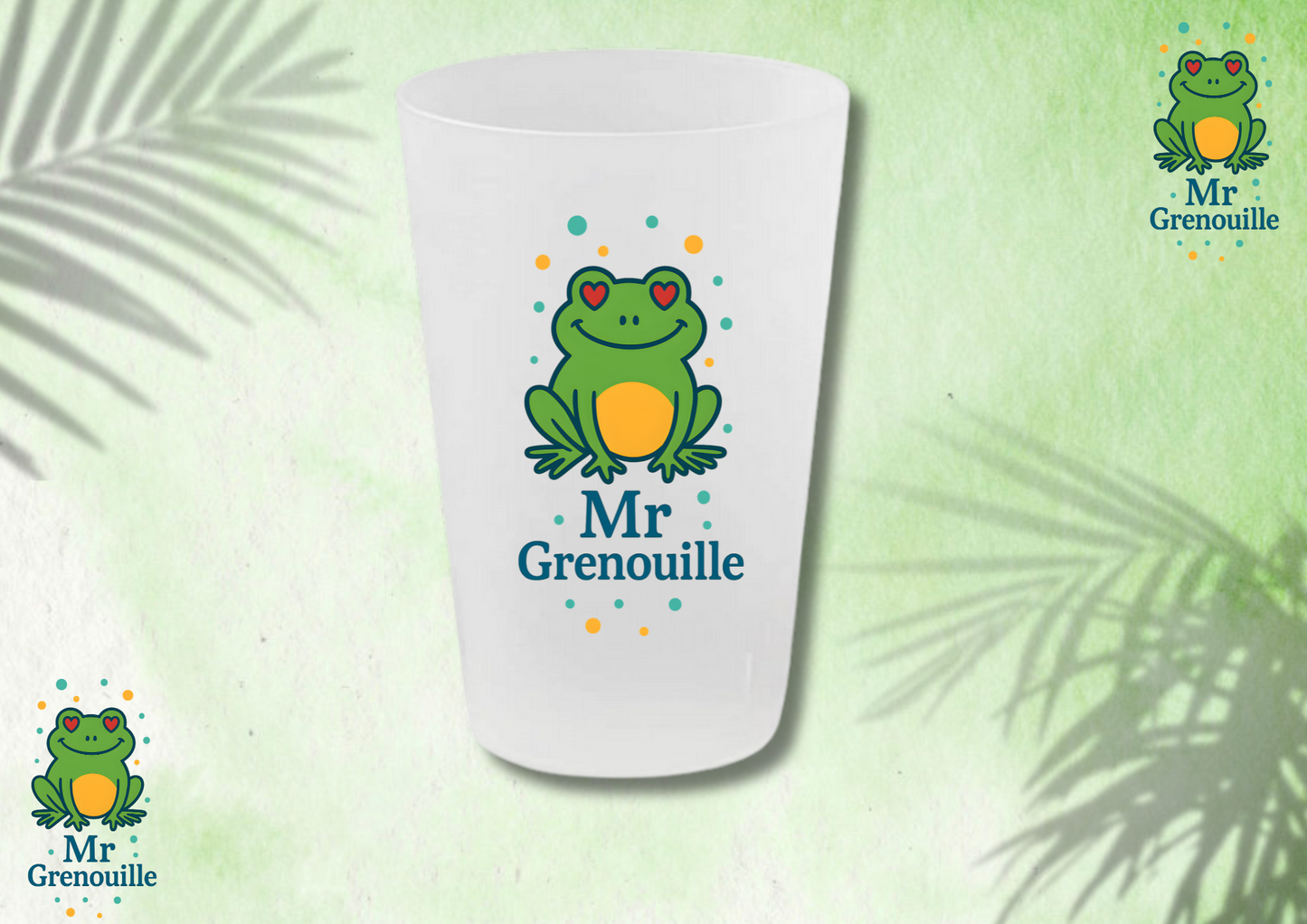 Gobelet réutilisable « Mr Grenouille »