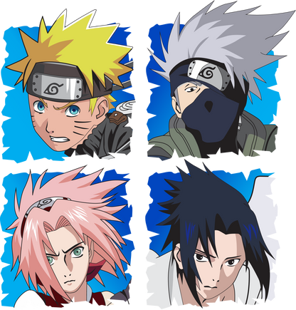 Fichiers PNG Naruto – 124 modèles au choix