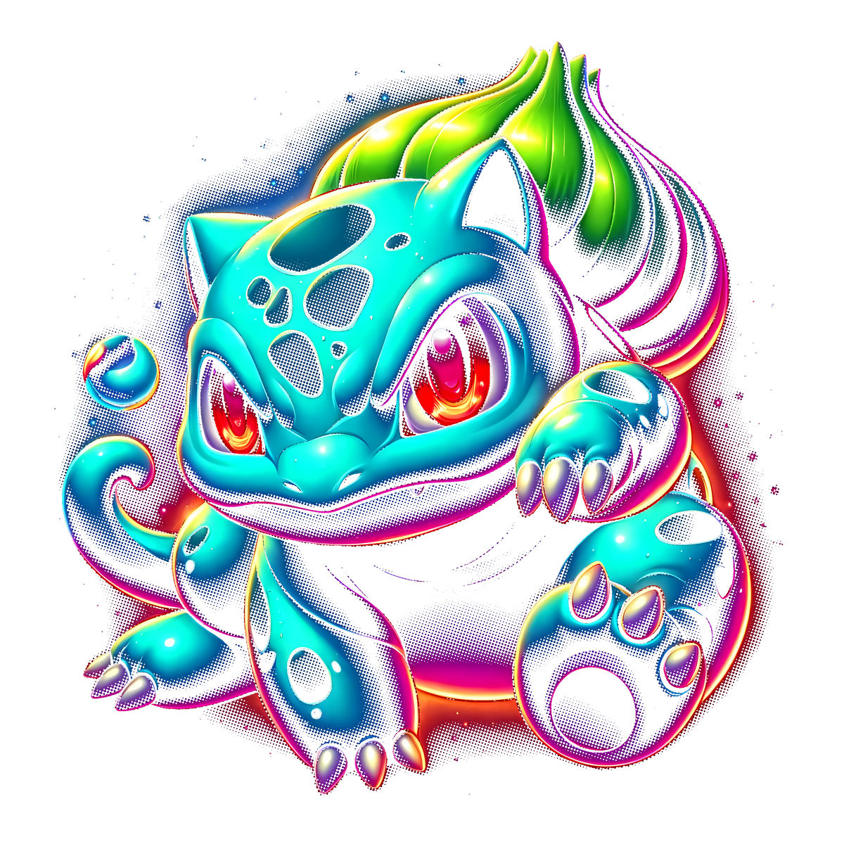 Fichier numérique Halftone Pokémon – 42 modèles au choix