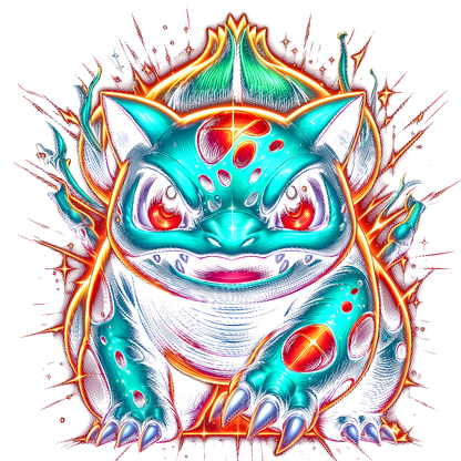 Fichier numérique Halftone Pokémon – 42 modèles au choix