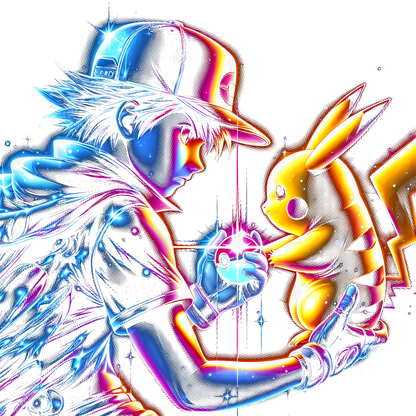 Fichier numérique Halftone Pokémon – 42 modèles au choix