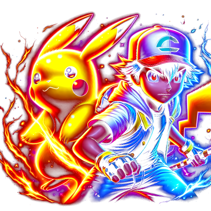 Fichier numérique Halftone Pokémon – 42 modèles au choix
