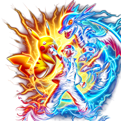 Fichier numérique Halftone Pokémon – 42 modèles au choix