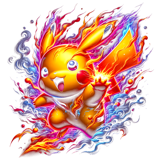 Modèle Halftone Pokémon 01