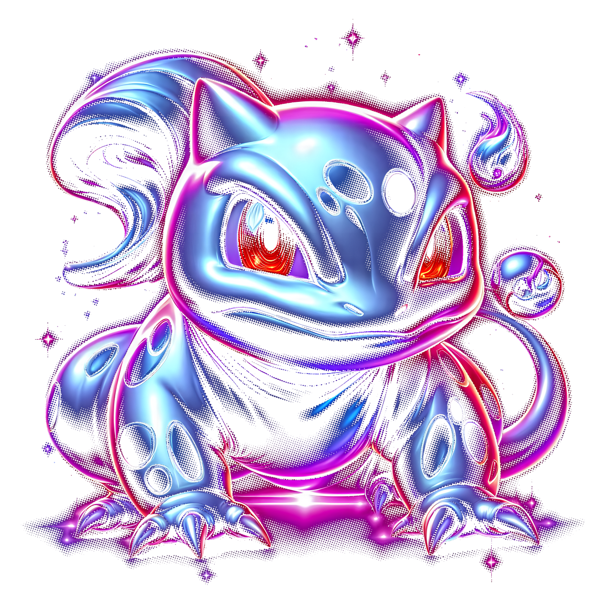 Fichier numérique Halftone Pokémon – 42 modèles au choix