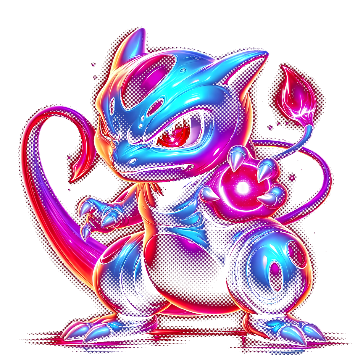 Fichier numérique Halftone Pokémon – 42 modèles au choix