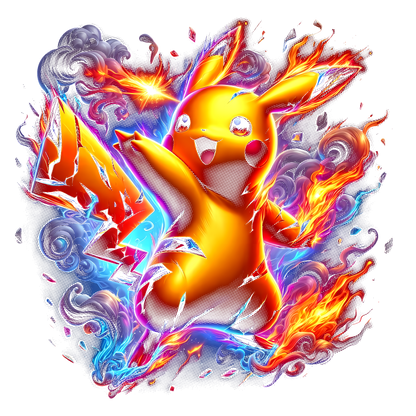Fichier numérique Halftone Pokémon – 42 modèles au choix