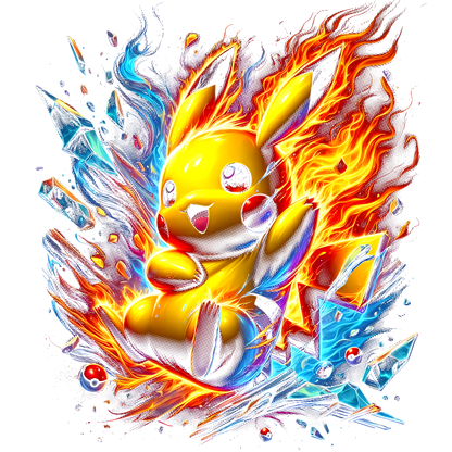 Fichier numérique Halftone Pokémon – 42 modèles au choix