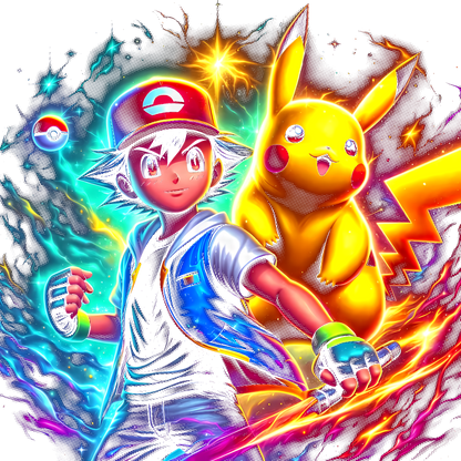 Fichier numérique Halftone Pokémon – 42 modèles au choix