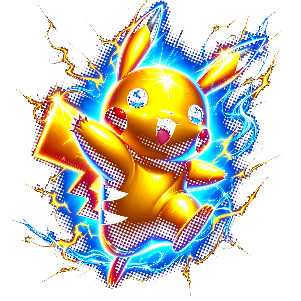 Fichier numérique Halftone Pokémon – 42 modèles au choix