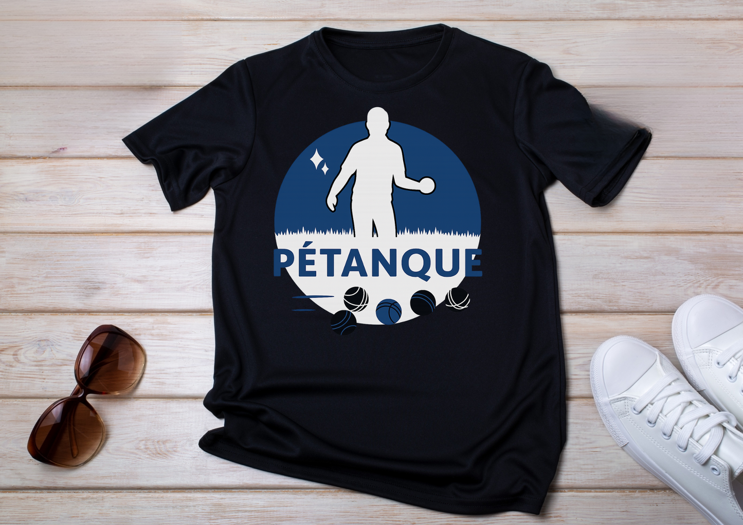 Pétanque au crépuscule