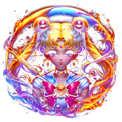 Fichier numérique Halftone Sailor Moon – 16 modèles au choix