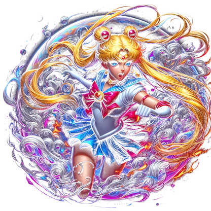 Fichier numérique Halftone Sailor Moon – 16 modèles au choix