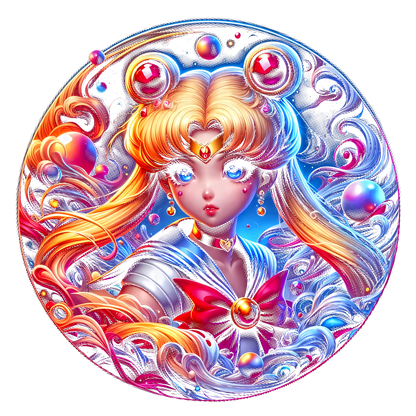Fichier numérique Halftone Sailor Moon – 16 modèles au choix