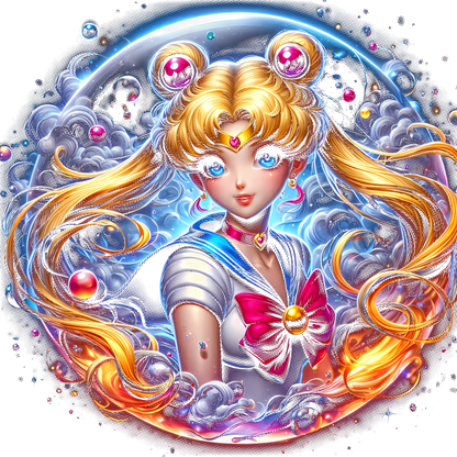 Fichier numérique Halftone Sailor Moon – 16 modèles au choix
