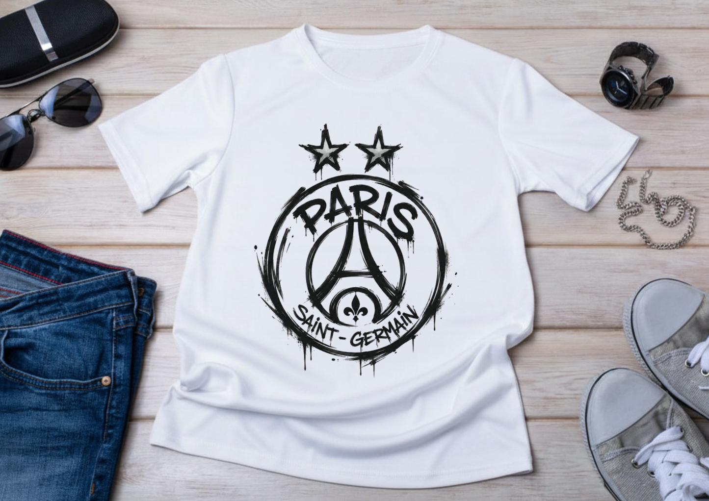 T-shirt Paris Street Art – Double Étoile