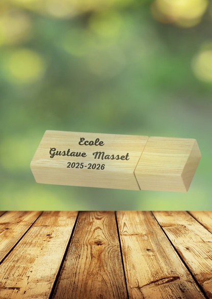 Wooden USB keys with engraving 8GB