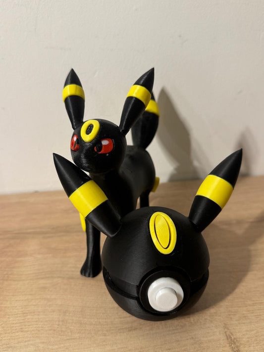 Pack Figurine Pokémon Umbreon + Pokéball assortie