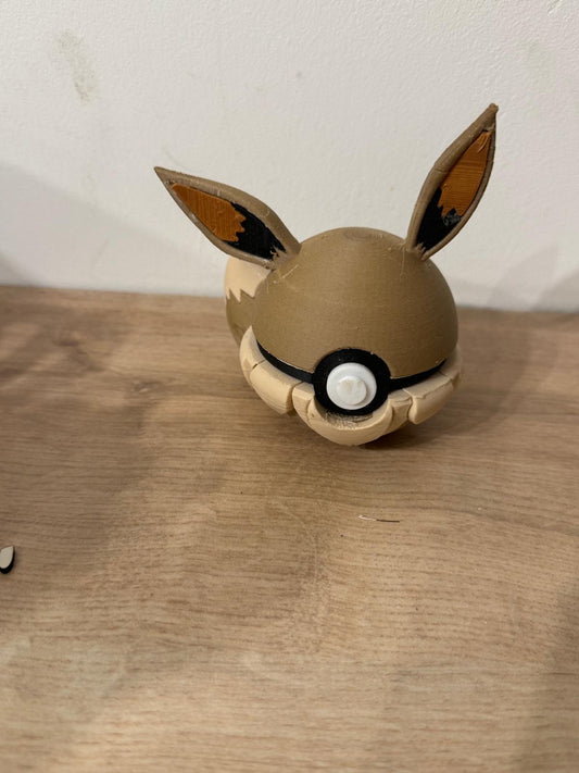 Pokéball Édition Spéciale – Style Evoli (Eevee)