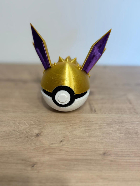 Pokéball Édition Spéciale – Style Évolutif Doré & Violet