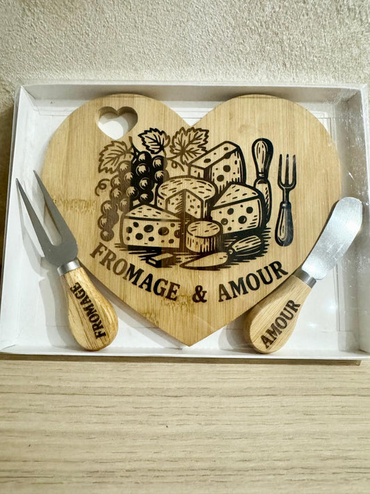 Planche à fromage “Fromage & Amour”