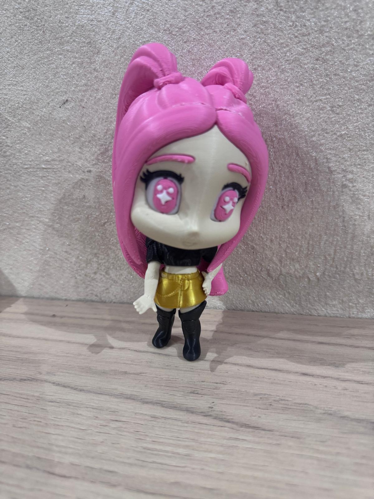 Figurine Mira imprimée en 3D – photo originale