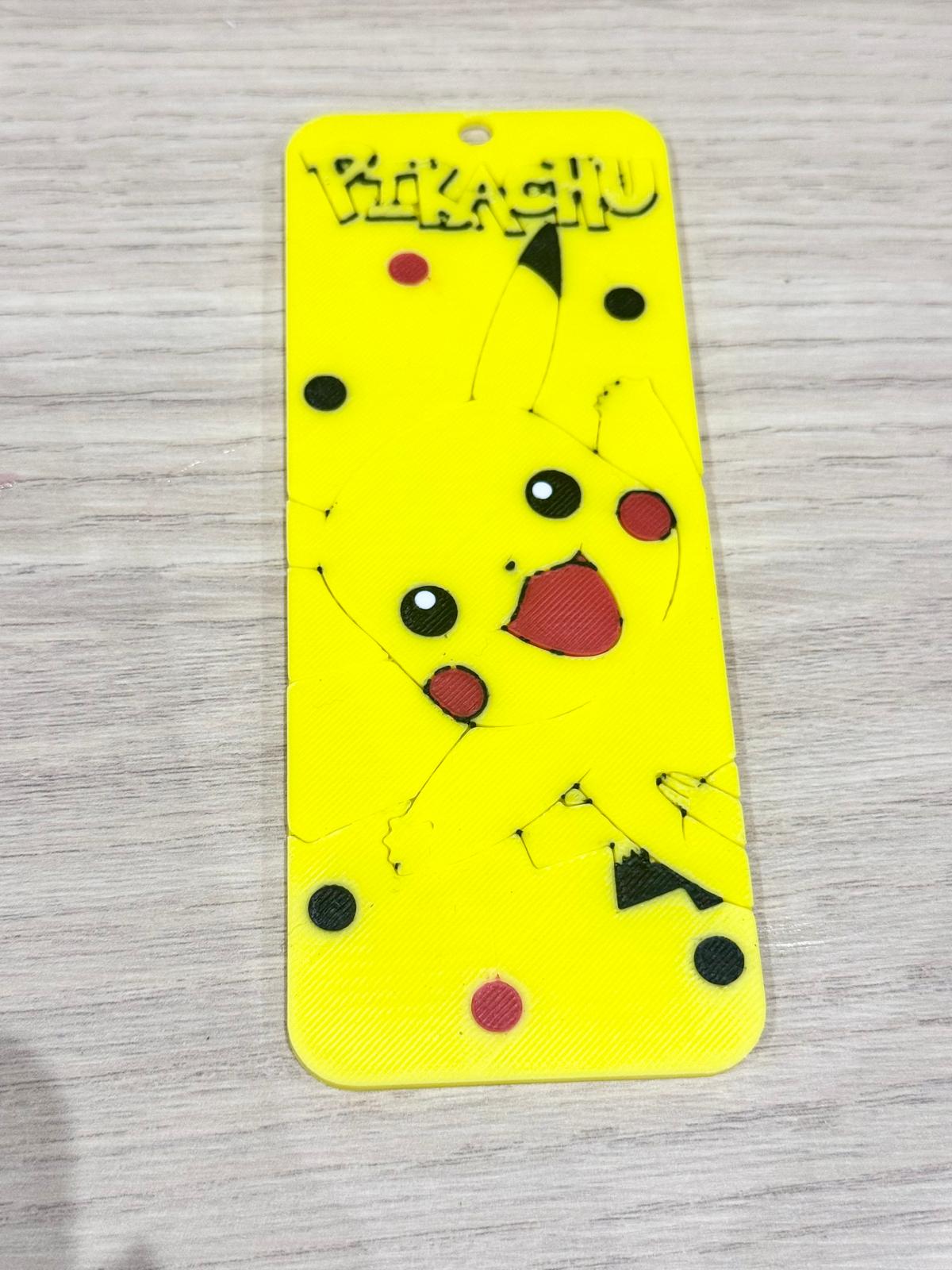 Marque-page Pikachu – Impression 3D colorée