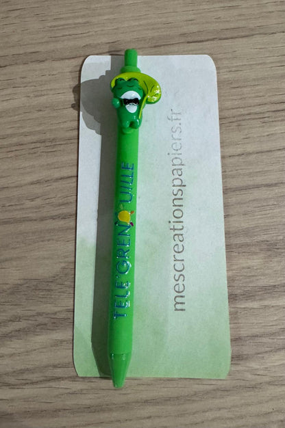 🐸✏️ Stylo Grenouille – Collection TELE’GRENOUILLE