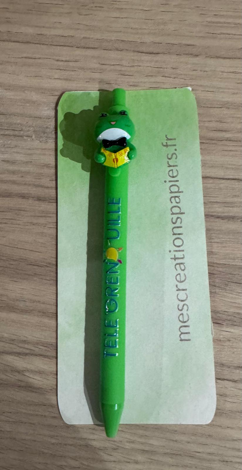 🐸✏️ Stylo Grenouille – Collection TELE’GRENOUILLE