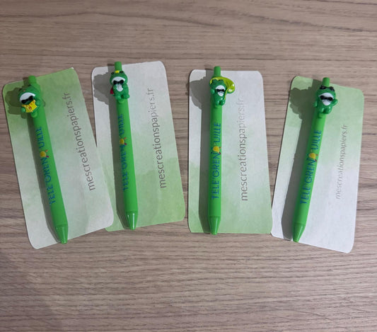 🐸✏️ Stylo Grenouille – Collection TELE’GRENOUILLE