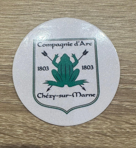 🧲🏹🐸 Magnet Compagnie d’Arc – Chézy-sur-Marne – 6,5 cm