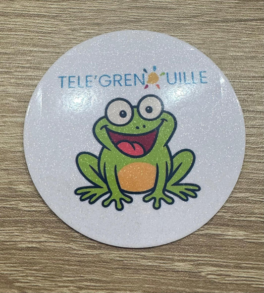 🧲🐸 Magnet Grenouille – 6,5 cm – Modèle Télé’Grenouille