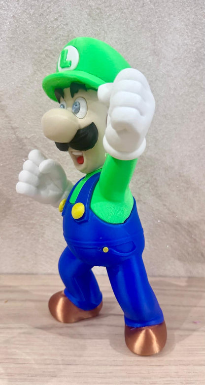 Figurine décorative imprimée en 3D – Style LUIGI