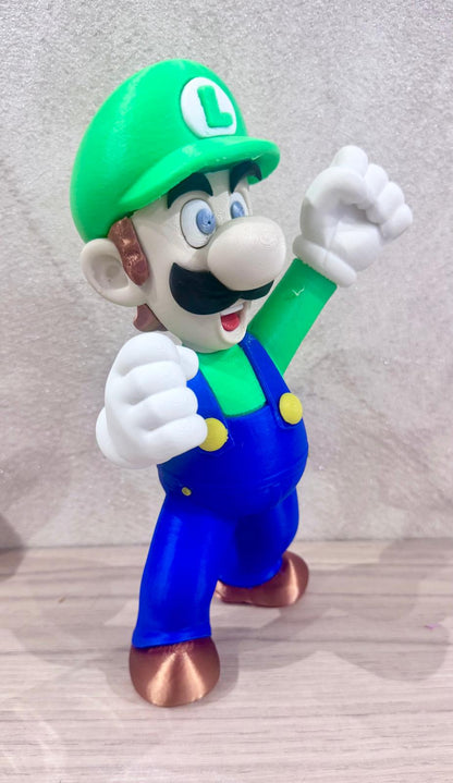 Figurine décorative imprimée en 3D – Style LUIGI