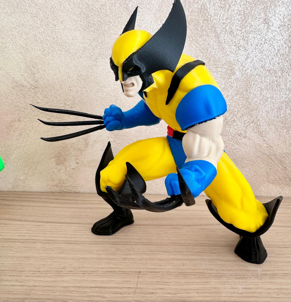 Figurine Wolverine imprimée en 3D – vue principale
