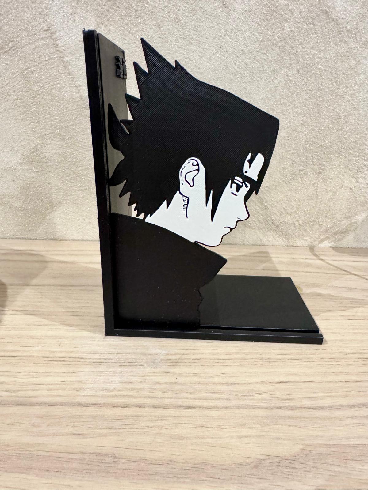 🖤 Serre-livres manga – Duo de guerriers (style ninja)