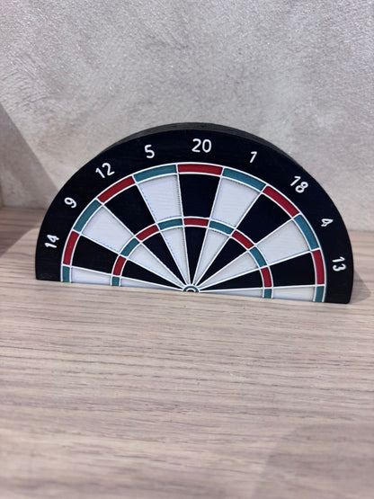 Porte-fléchettes demi-cible