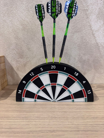 Porte-fléchettes demi-cible