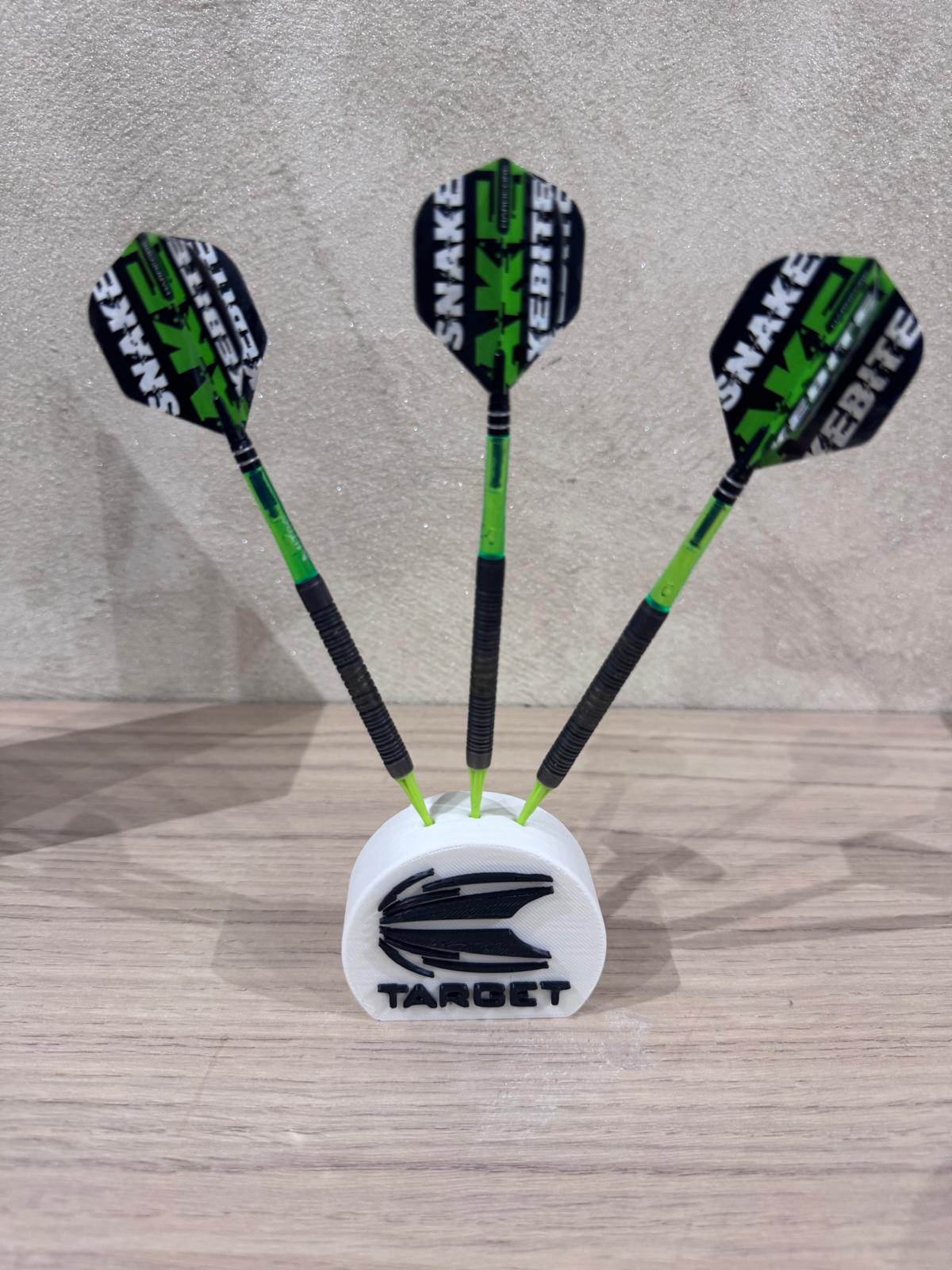 🎯 Support de fléchettes Blanc  – Design TARGET